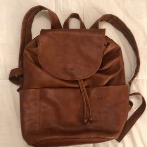 Brown backpack